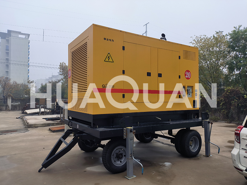 青海茫崖鎮(zhèn)福利區(qū)建設(shè)400kW移動式發(fā)電機組電站