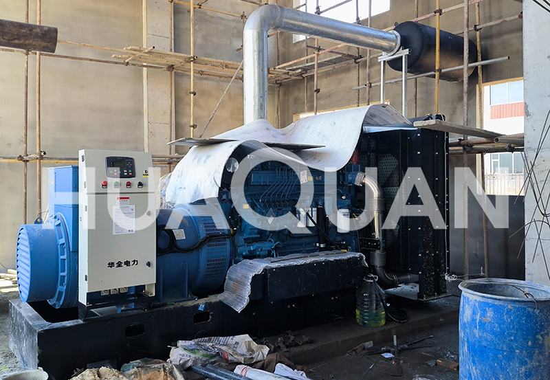 陜西西安某部隊550kW發(fā)電機組電站項目